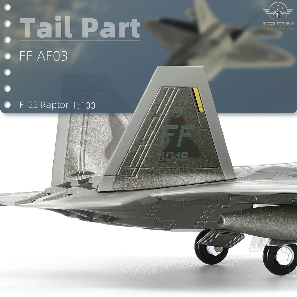 F-22 Raptor — U.S. Air Force 1:100 Diecast Model - image 4