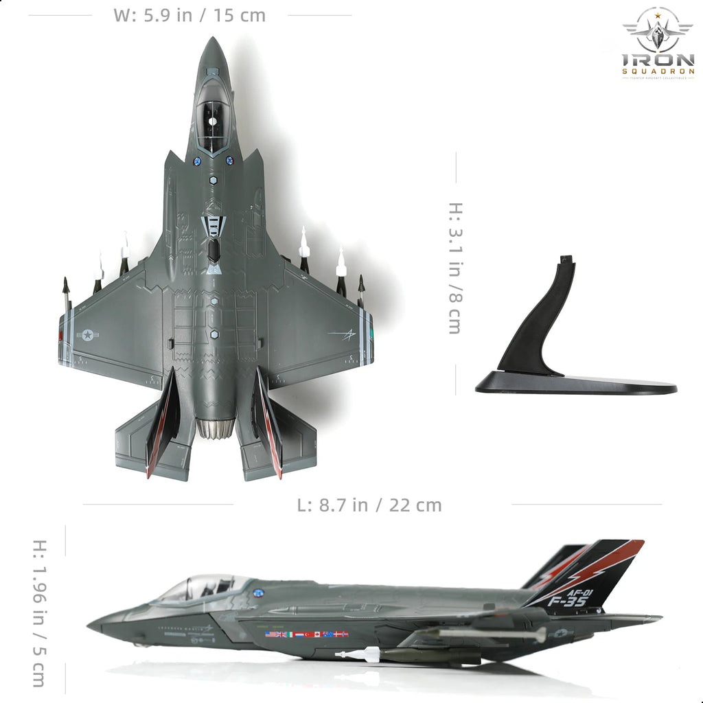 F-35A Lightning II — AF-01 First Jet 1:72 Diecast Model - image 4