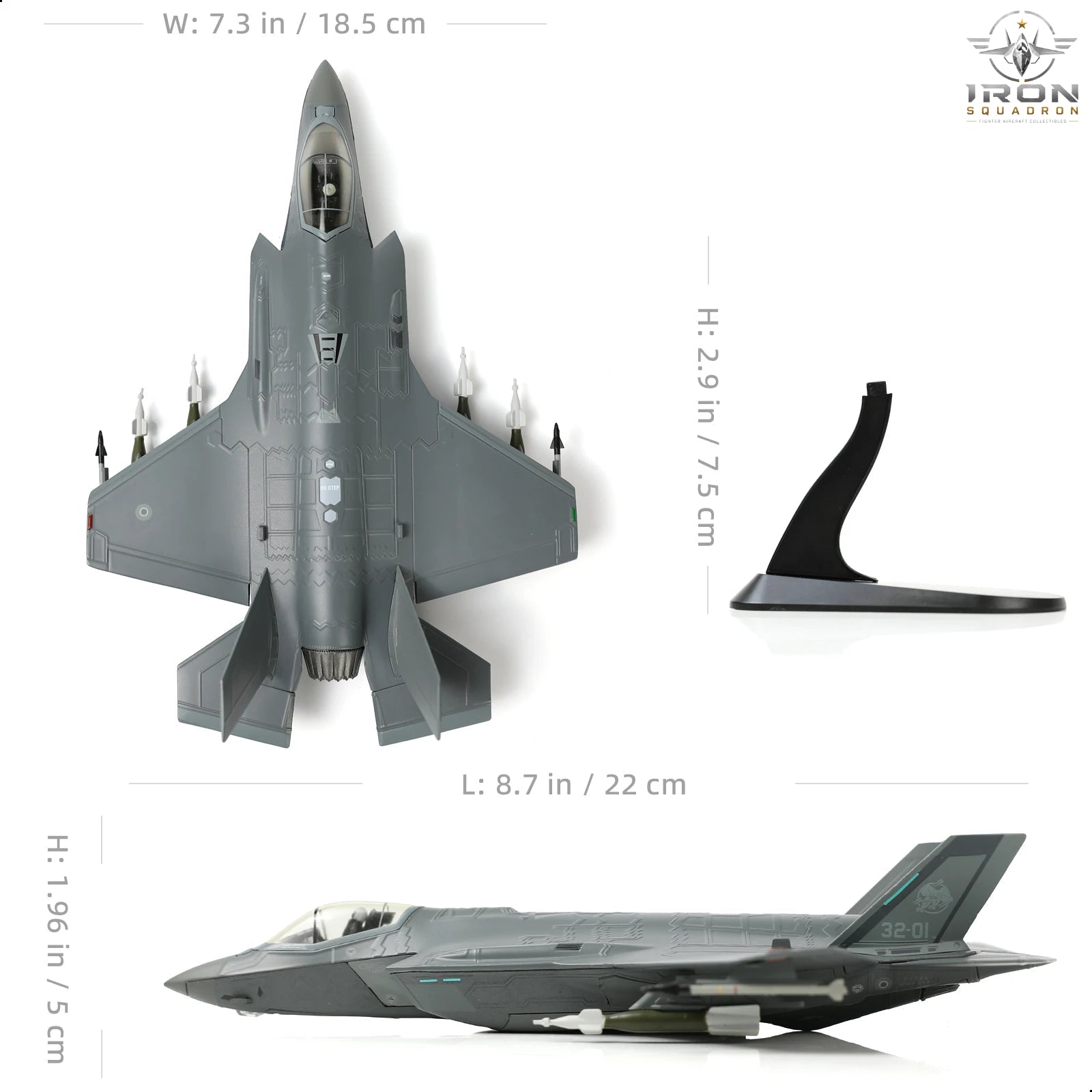 F-35A Lightning II — U.S. Air Force 1:72 Diecast Model - image 2