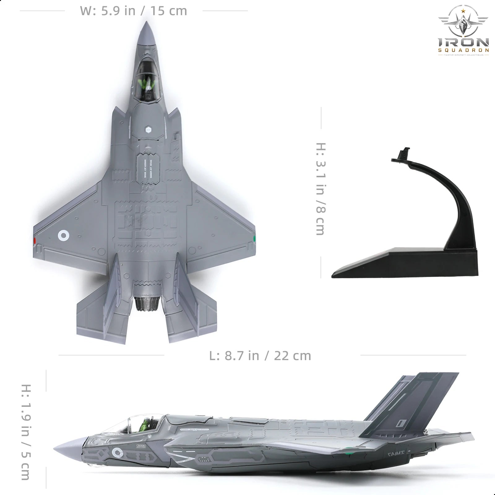 F-35B Lightning II — Royal Air Force 1:72 Diecast Model - image 2