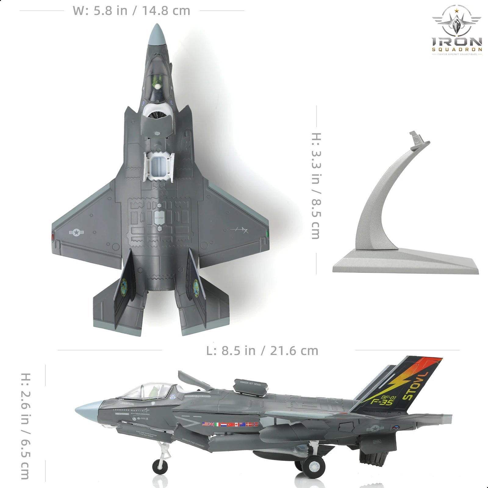 F-35B Lightning II — U.S. Marine Corps 1:72 Diecast Model - image 2