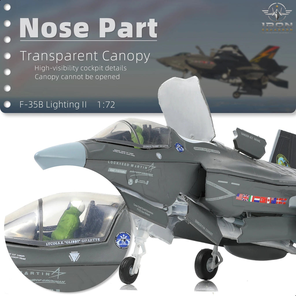 F-35B Lightning II — U.S. Marine Corps 1:72 Diecast Model - image 3