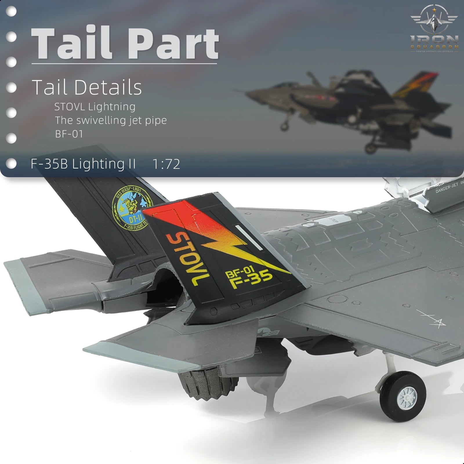 F-35B Lightning II — U.S. Marine Corps 1:72 Diecast Model - image 4