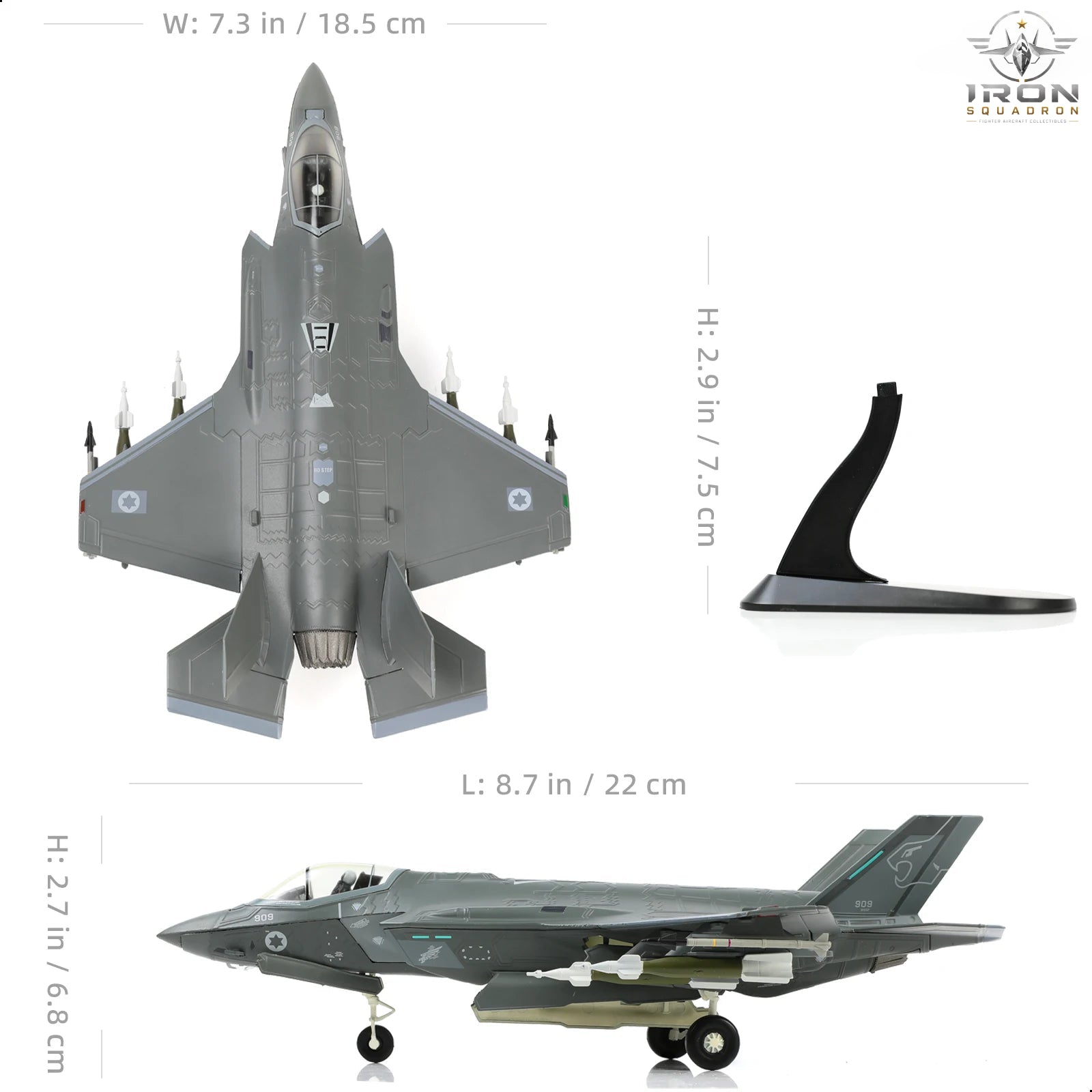 F-35I Adir — Israeli Air Force 1:72 Diecast Model - image 2