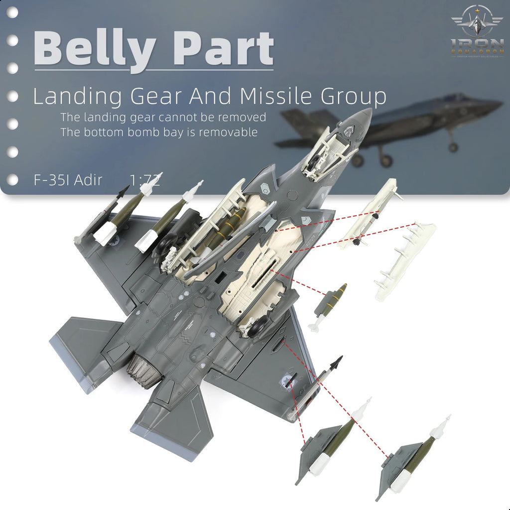 F-35I Adir — Israeli Air Force 1:72 Diecast Model - image 4