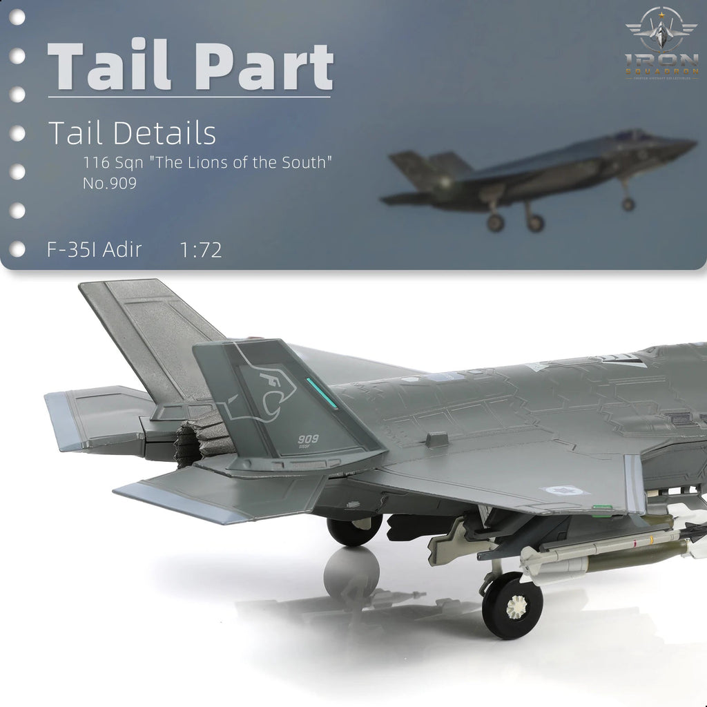 F-35I Adir — Israeli Air Force 1:72 Diecast Model - image 6