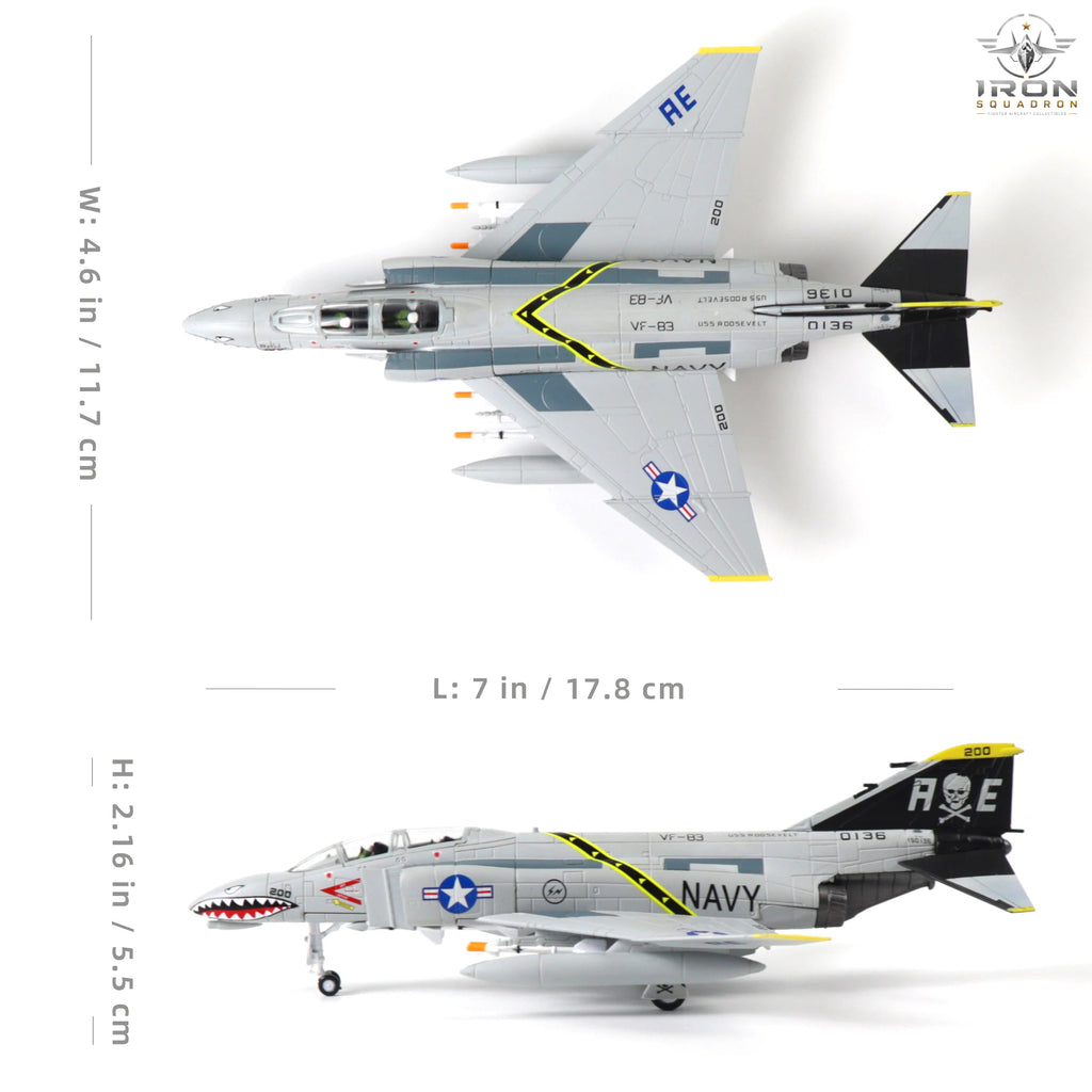F-4 Phantom II — U.S. Navy 1:100 Diecast Model - image 2