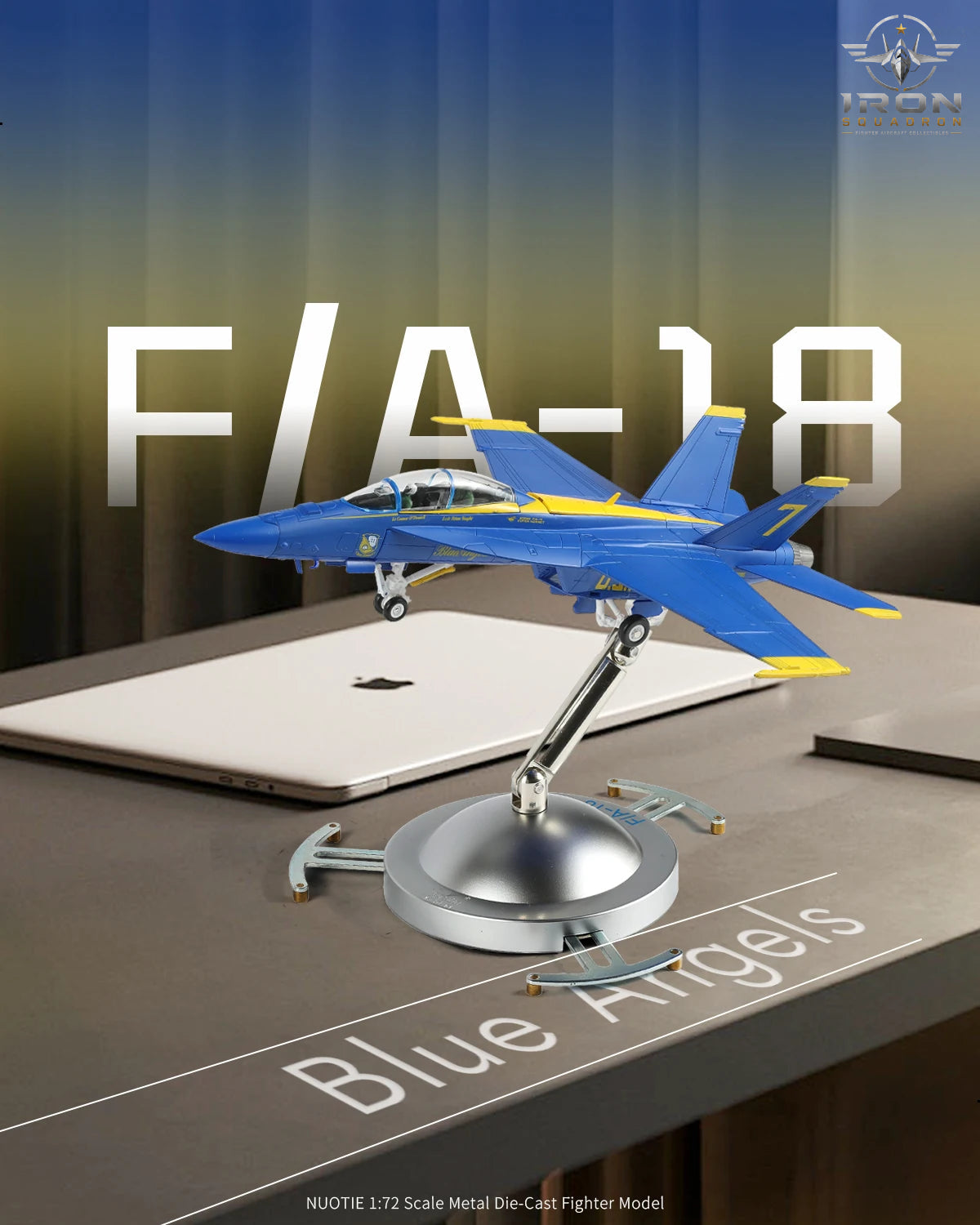 F/A-18F Super Hornet — Blue Angels #7 1:72 Diecast Model - image 3