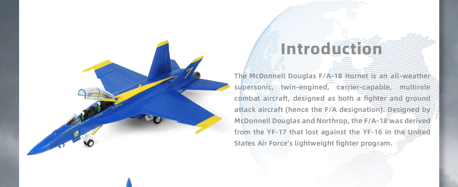 F/A-18F Super Hornet — Blue Angels #7 1:72 Diecast Model - image 8