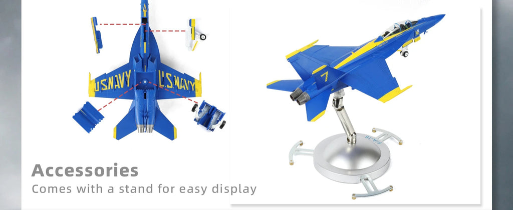 F/A-18F Super Hornet — Blue Angels #7 1:72 Diecast Model - image 9