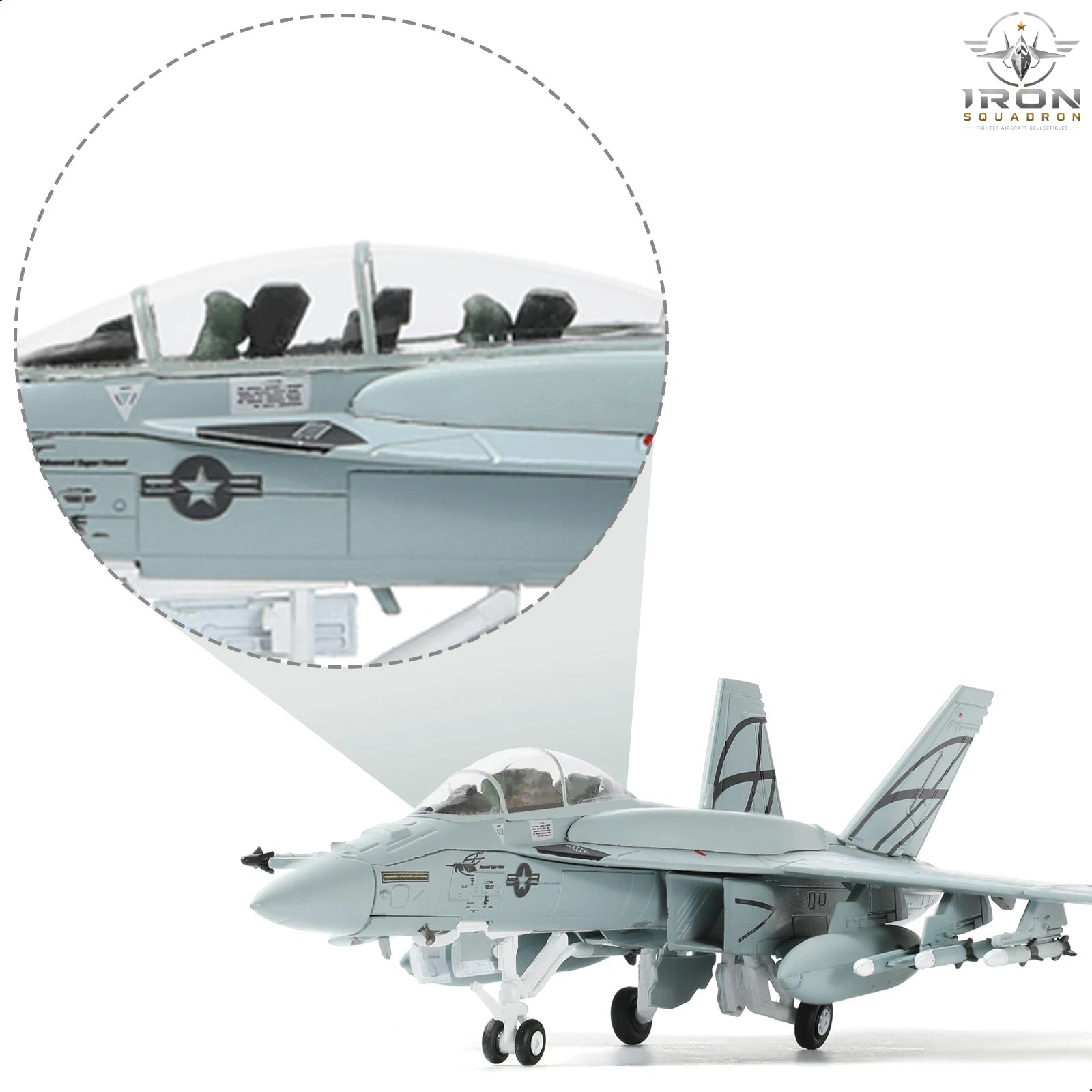 F/A-18F Super Hornet — U.S. Navy 1:100 Diecast Model - image 5