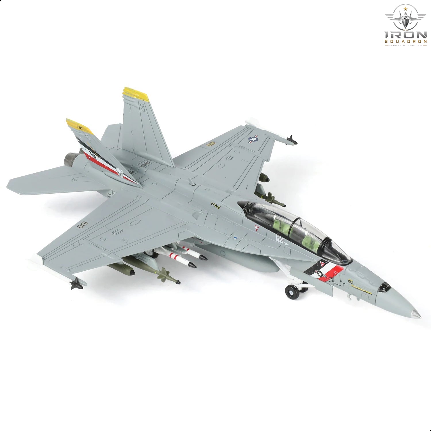 F/A-18F Super Hornet — VFA-2 Bounty Hunters 1:100 Diecast Model - image 6