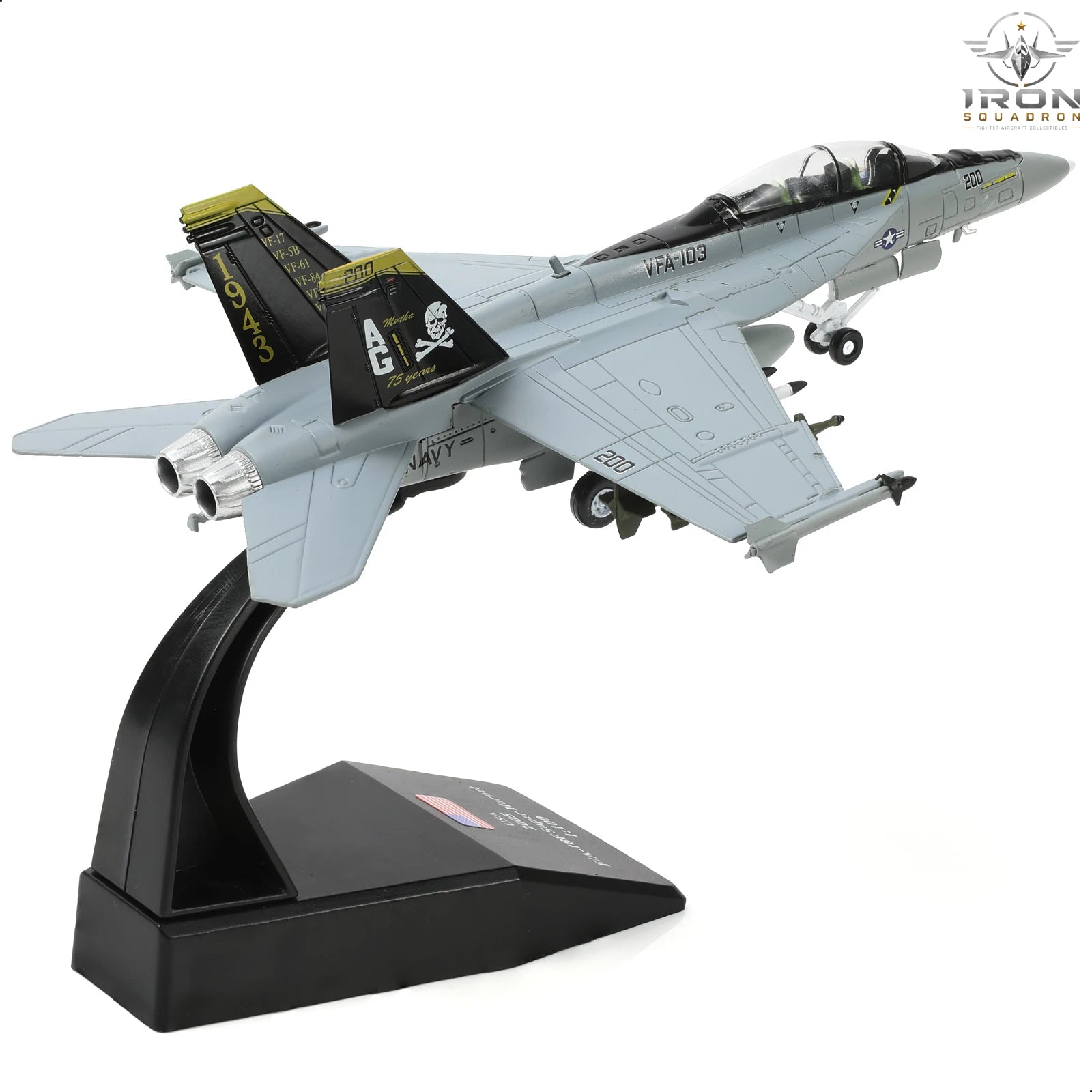 F/A-18 Super Hornet — Jolly Rogers 1:100 Diecast Model - image 1