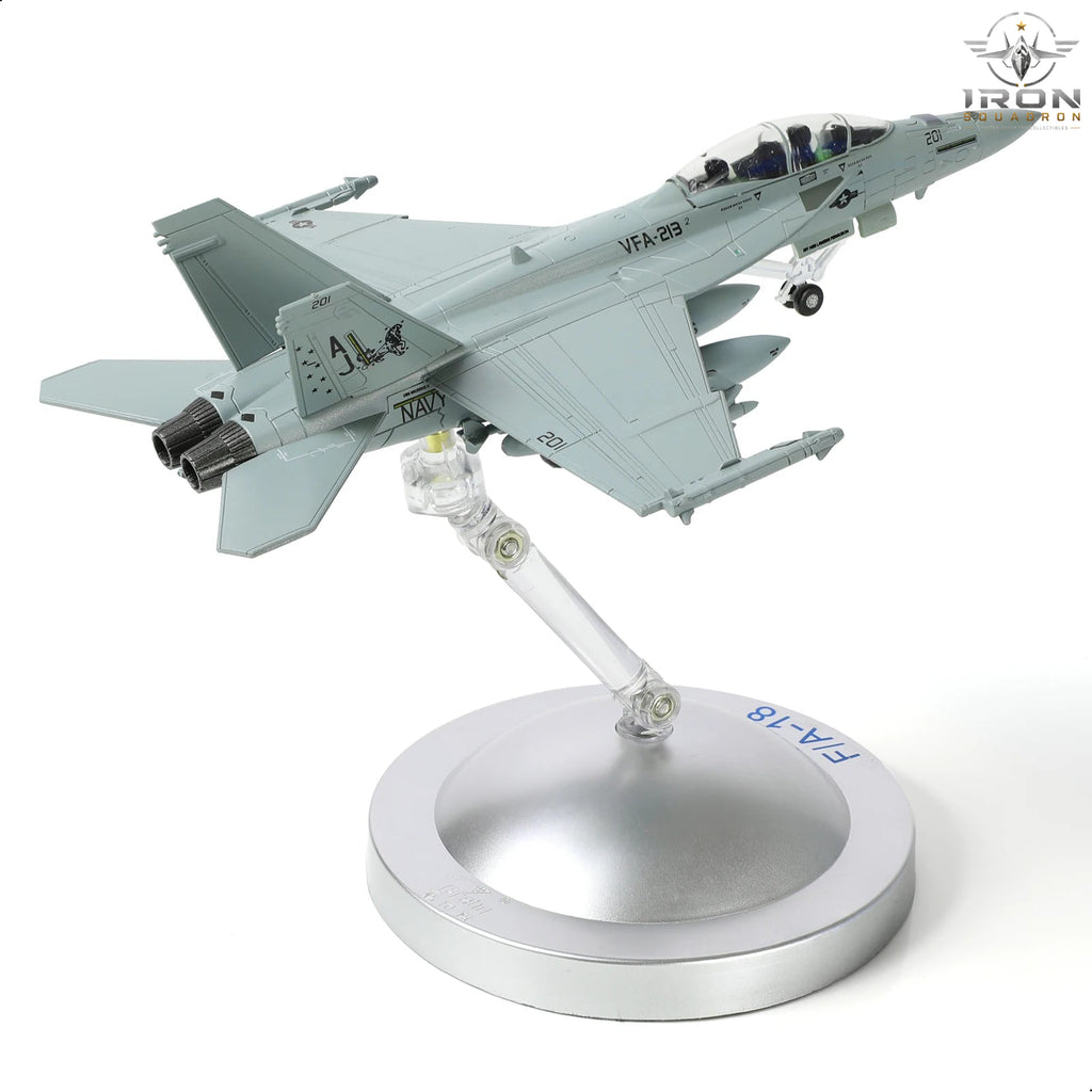 F/A-18 Super Hornet — VFA-213 Black Lions 1:100 Diecast Model - image 1