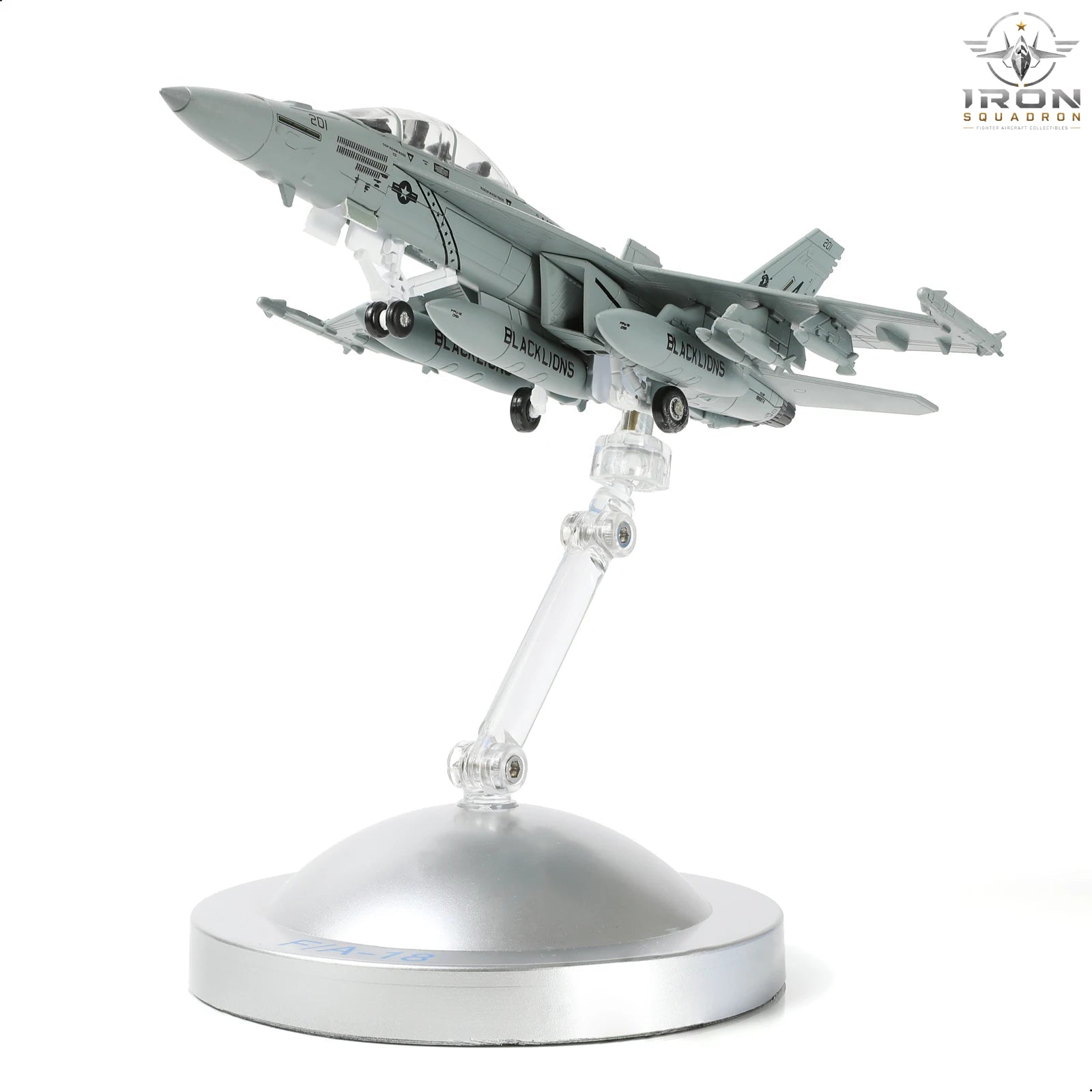 F/A-18 Super Hornet — VFA-213 Black Lions 1:100 Diecast Model - image 5