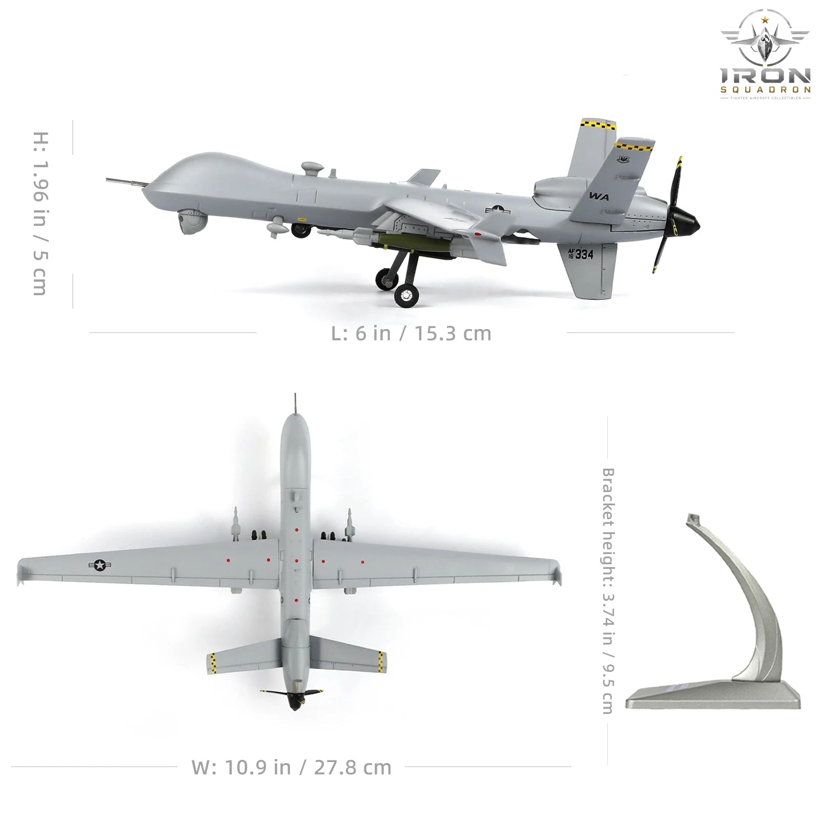 MQ-9 Reaper — 1:72 Diecast Model - image 3
