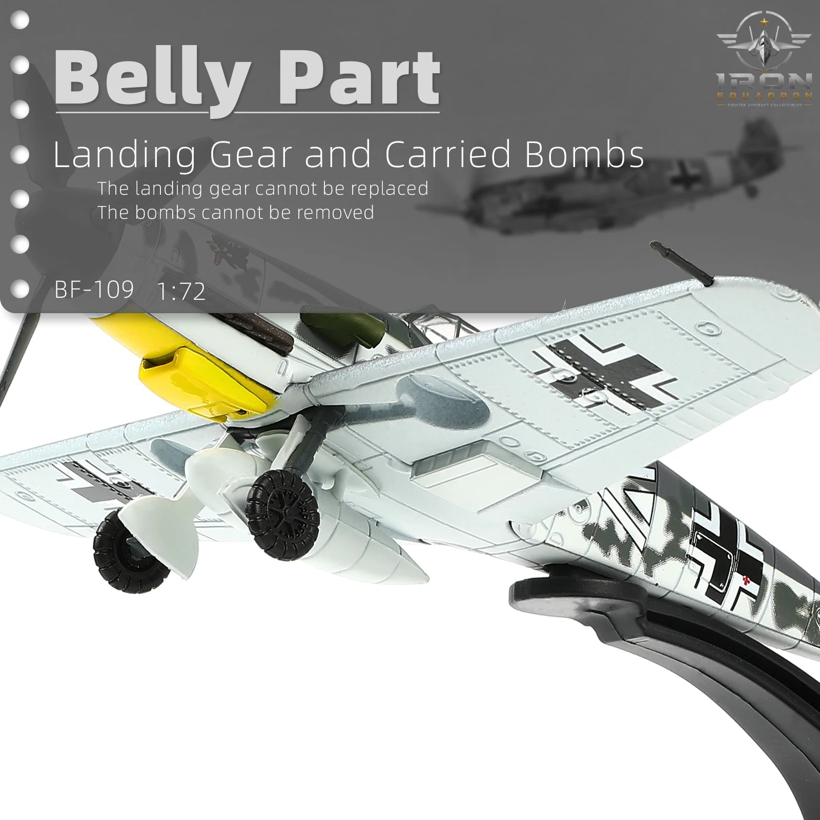 Messerschmitt Bf 109 — Desert 1:72 Diecast Model - image 5