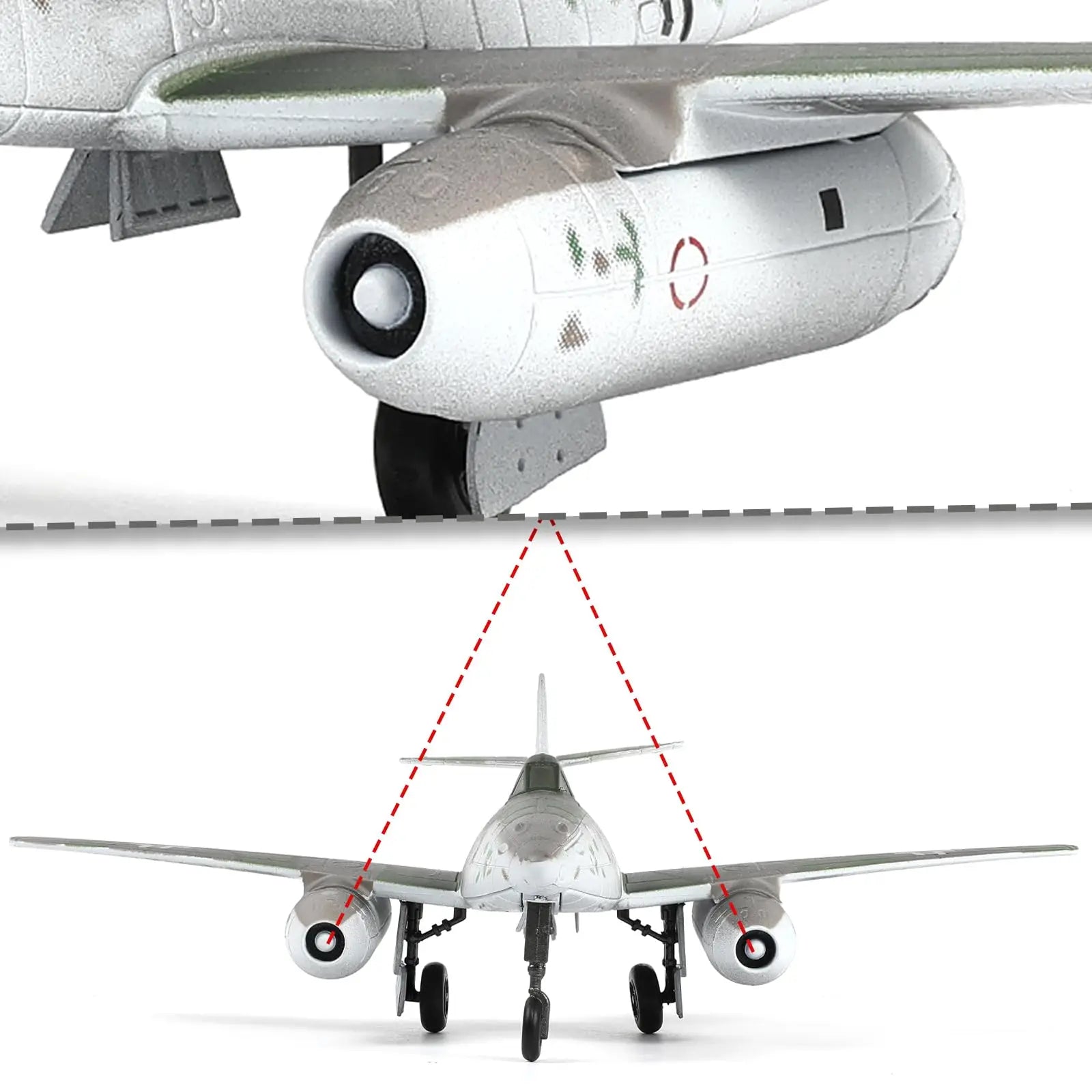 Messerschmitt Me 262 — 1:72 Diecast Model - image 3
