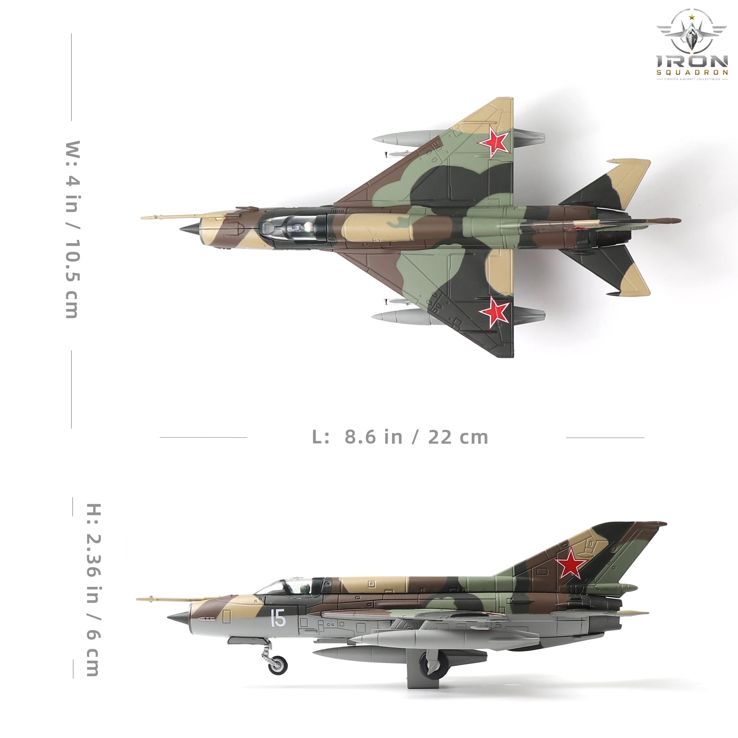 MiG-21 Fishbed — 1:72 Diecast Model - image 2
