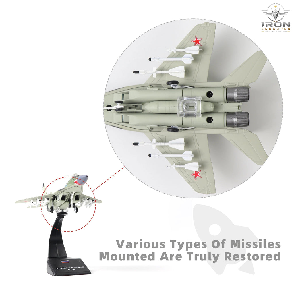 MiG-29 Fulcrum — 1:100 Diecast Model - image 5