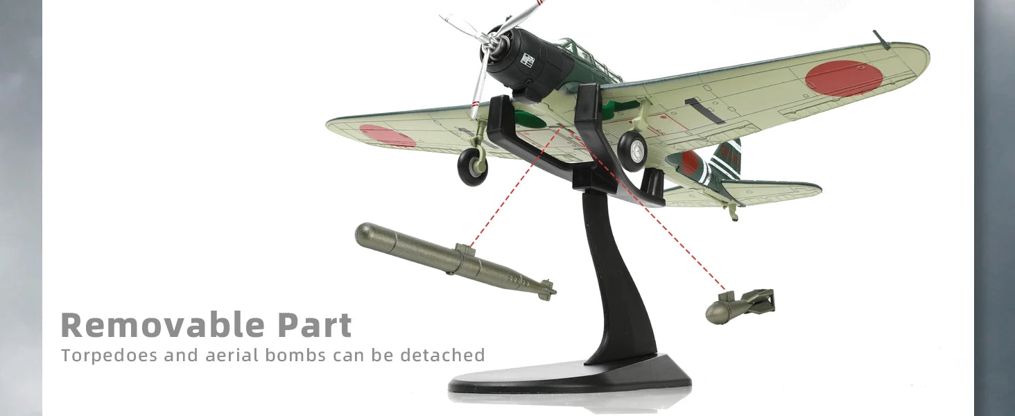 Nakajima B5N Kate — Type 97 1:72 Diecast Model - image 4