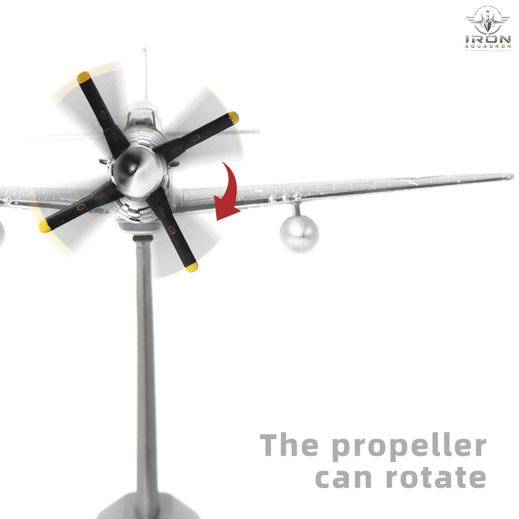 P-51D Mustang — Bare Metal 1:72 Diecast Model - image 6