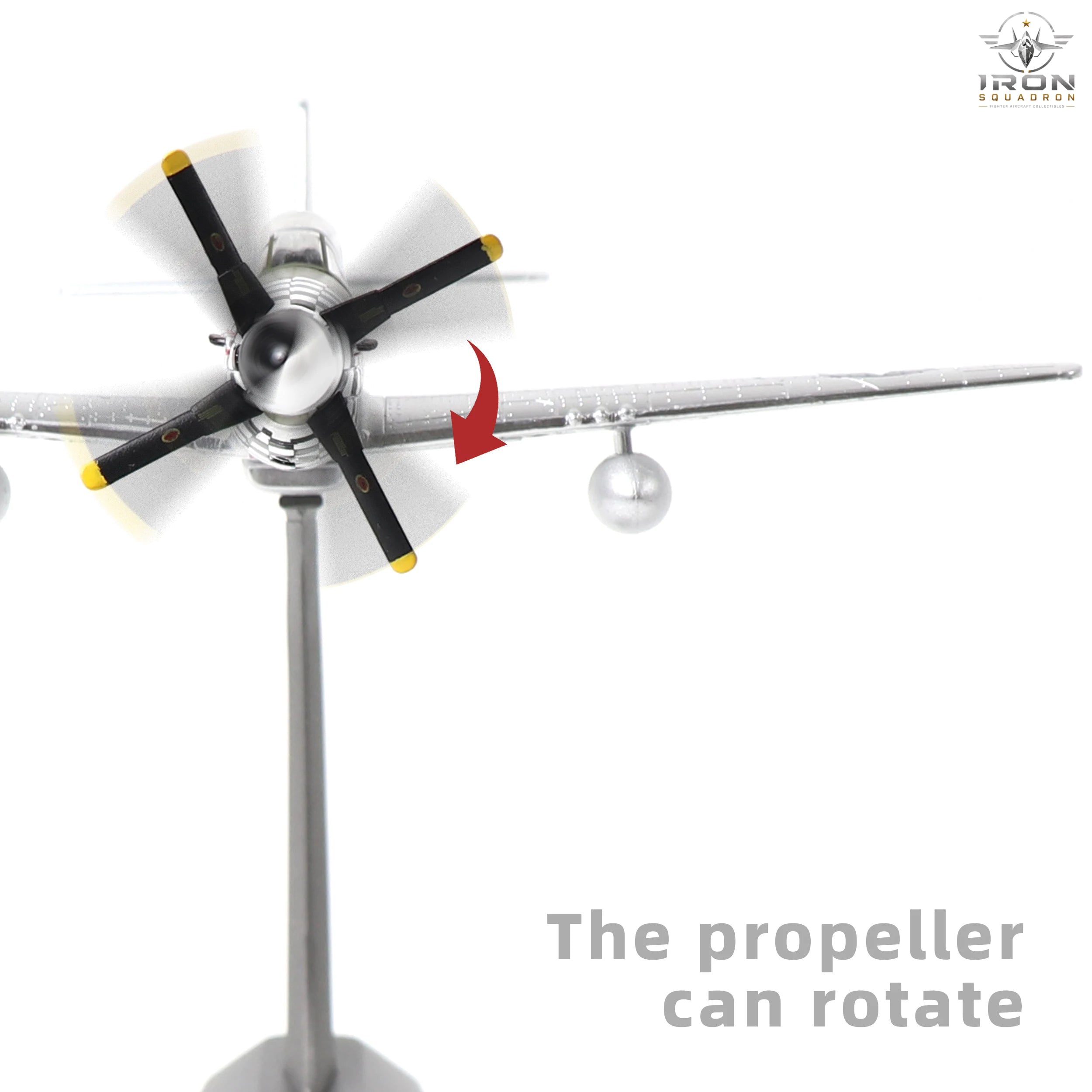 P-51D Mustang — Bare Metal 1:72 Diecast Model - image 6