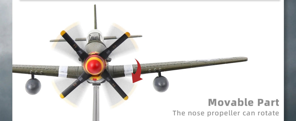 P-51D Mustang — "Old Crow" (Bud Anderson) 1:72 Diecast Model - image 10