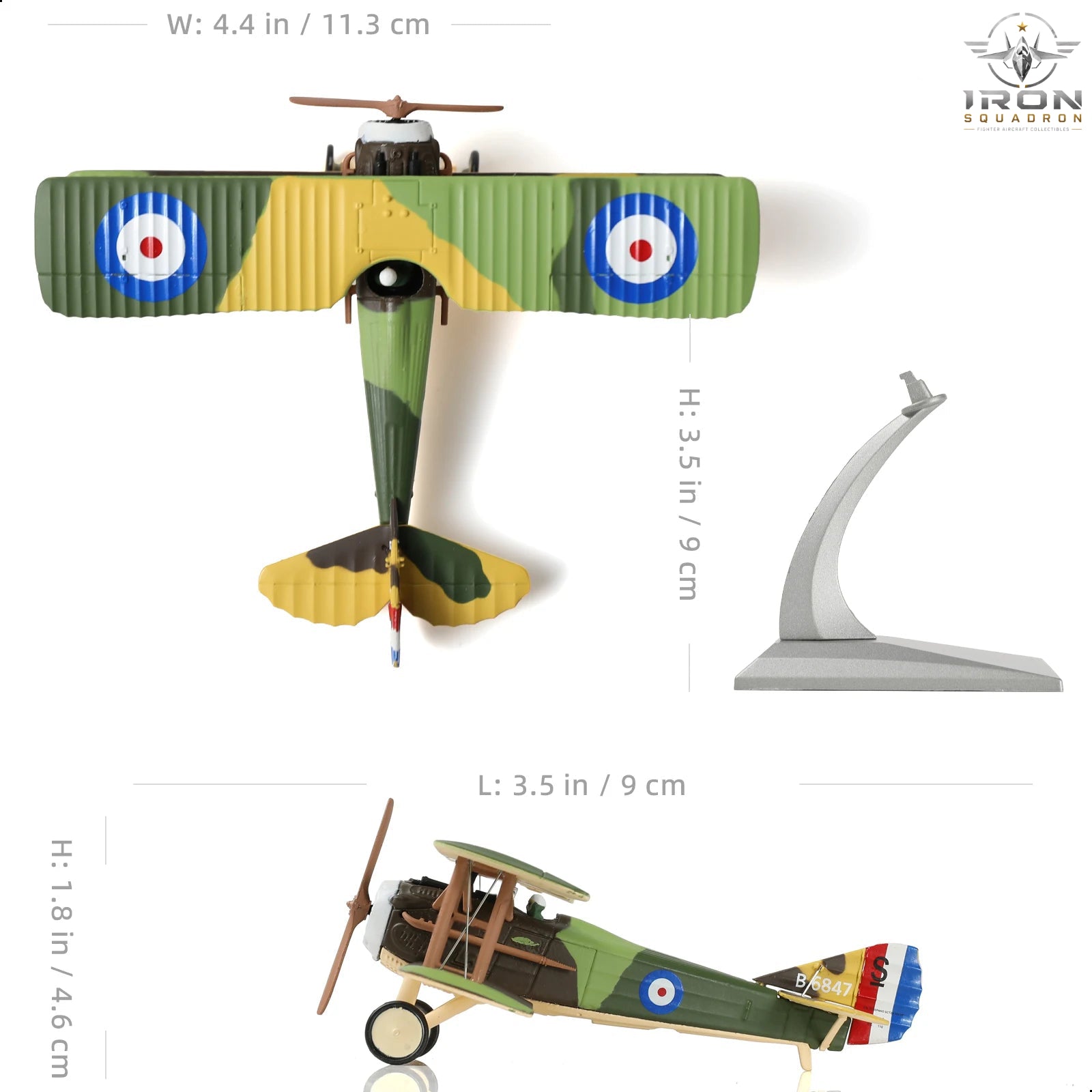 SPAD S.XIII — WWI Fighter 1:72 Diecast Model - image 2