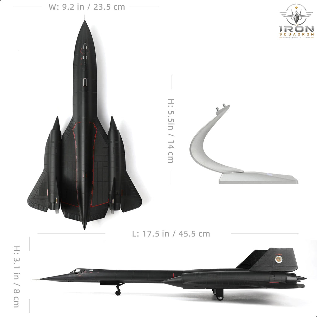 SR-71A Blackbird — 17.9" 61-7980 1:72 Diecast Model - image 2