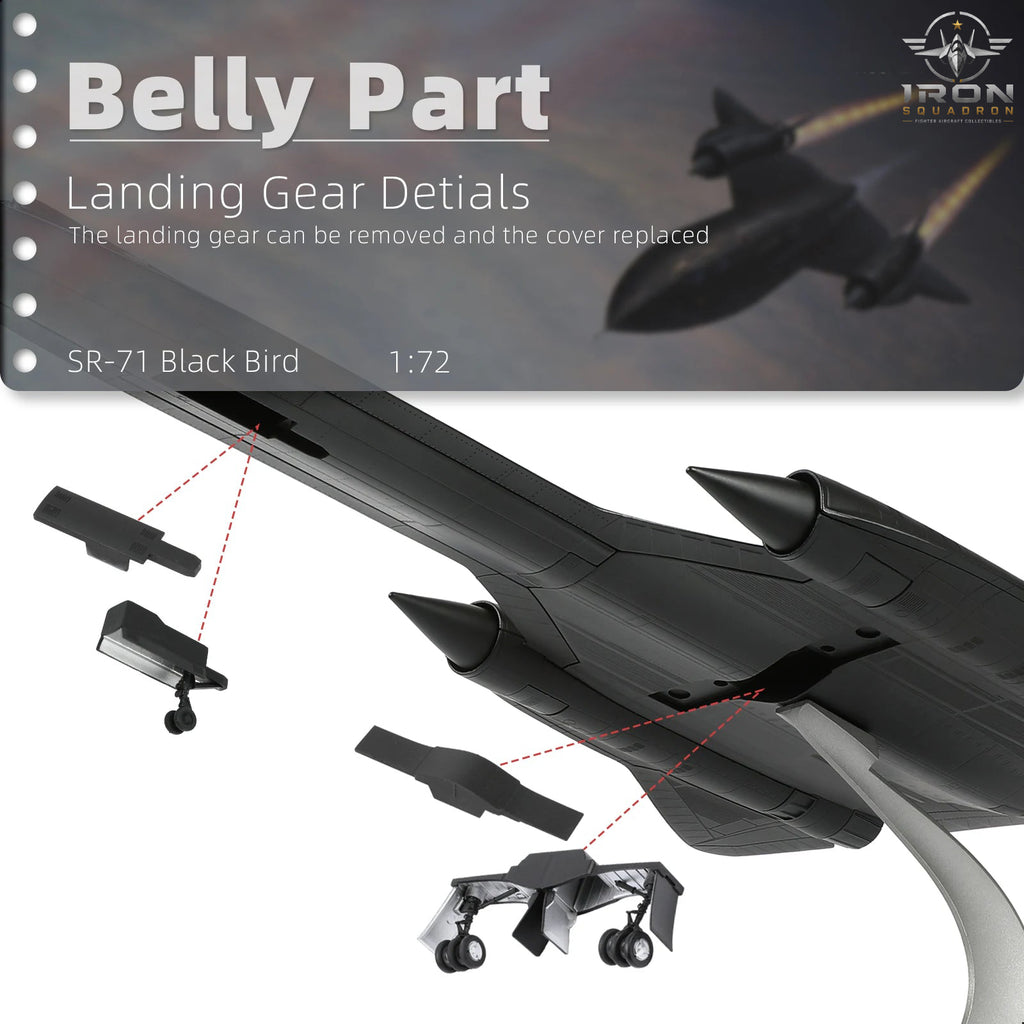 SR-71A Blackbird — 17.9" 61-7980 1:72 Diecast Model - image 6