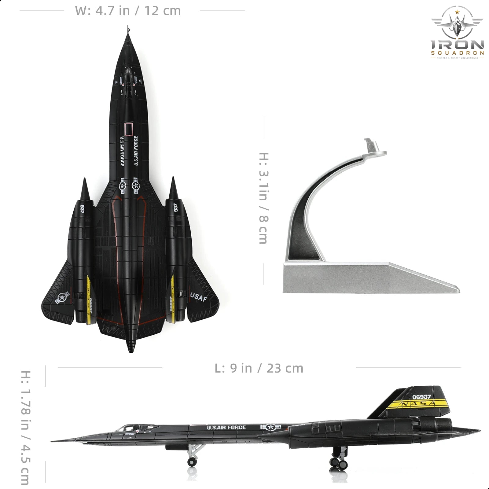SR-71 Blackbird — 1:144 Diecast Model - image 3