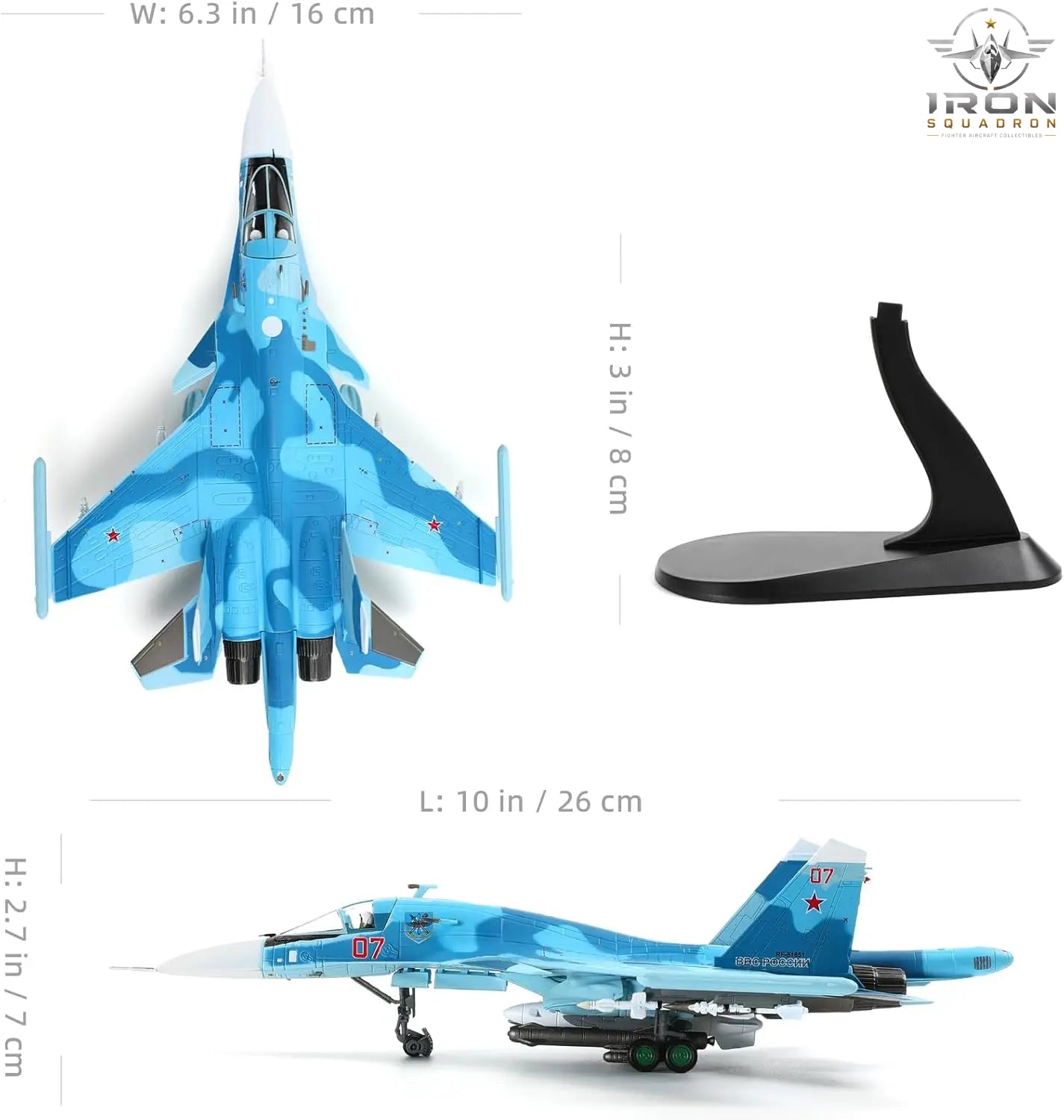 Su-34 Fullback — 1:100 Diecast Model - image 2