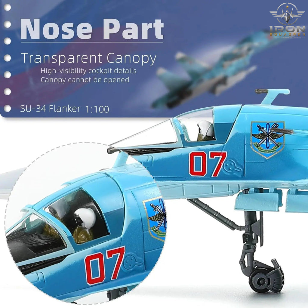 Su-34 Fullback — 1:100 Diecast Model - image 3