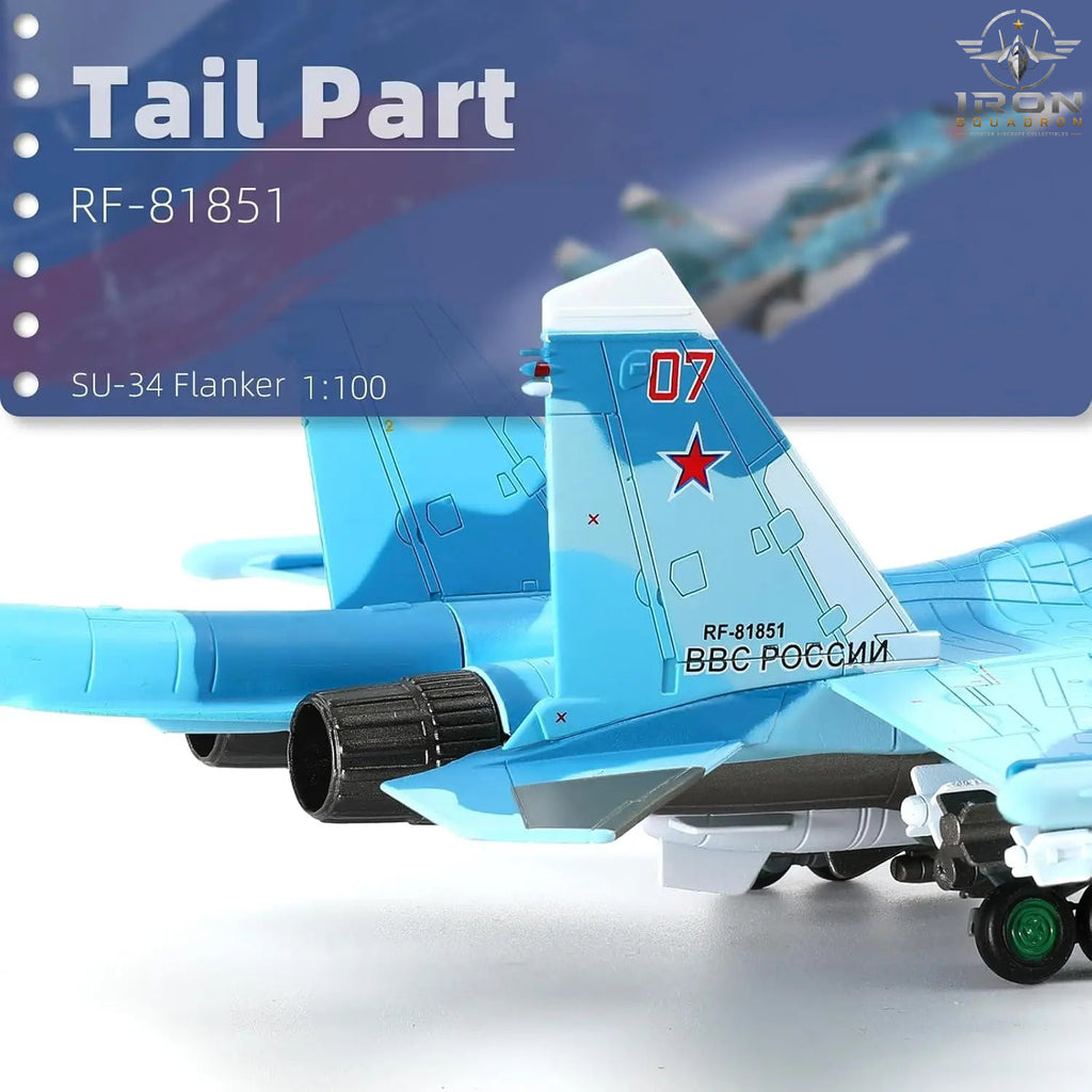 Su-34 Fullback — 1:100 Diecast Model - image 4
