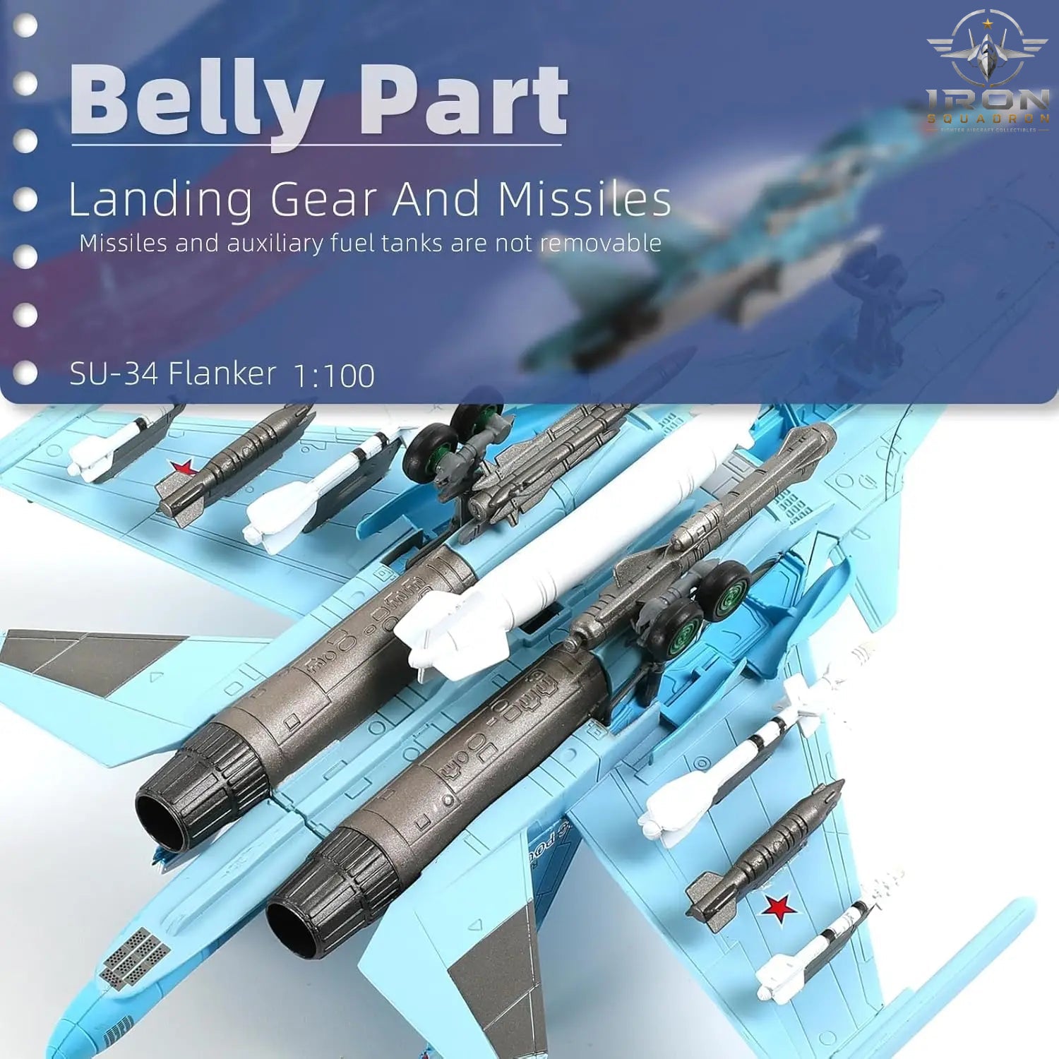 Su-34 Fullback — 1:100 Diecast Model - image 5