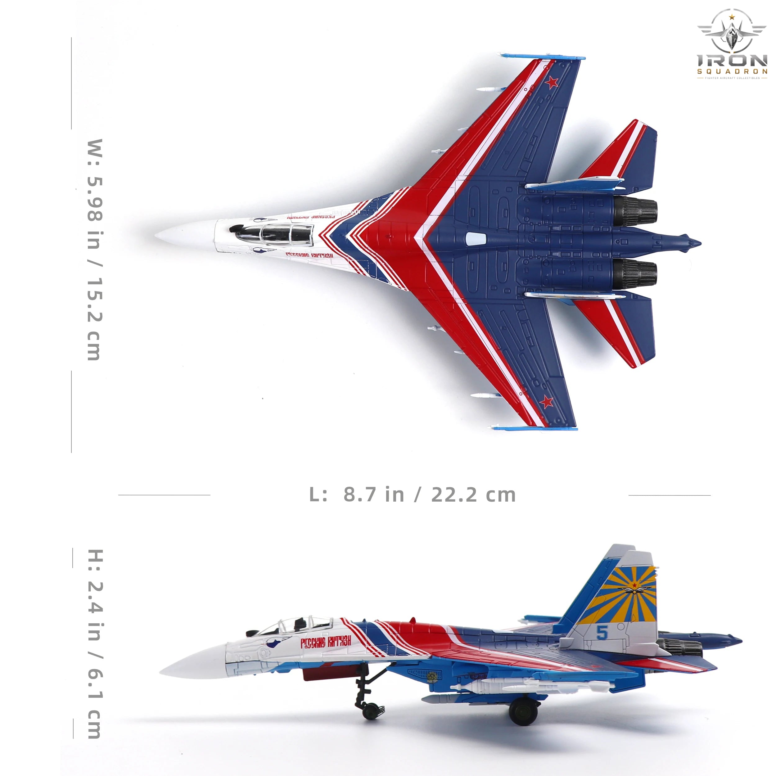 Su-35 Flanker — 1:100 Diecast Model - image 2
