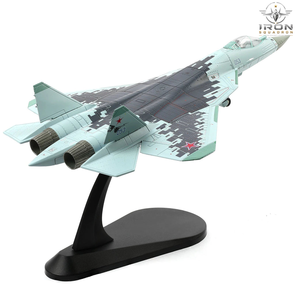 Su-57 Felon — Digital Camo 1:100 Diecast Model - image 1