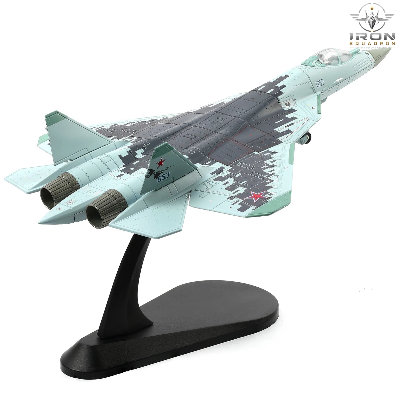 Su-57 Felon — Digital Camo 1:100 Diecast Model - image 1