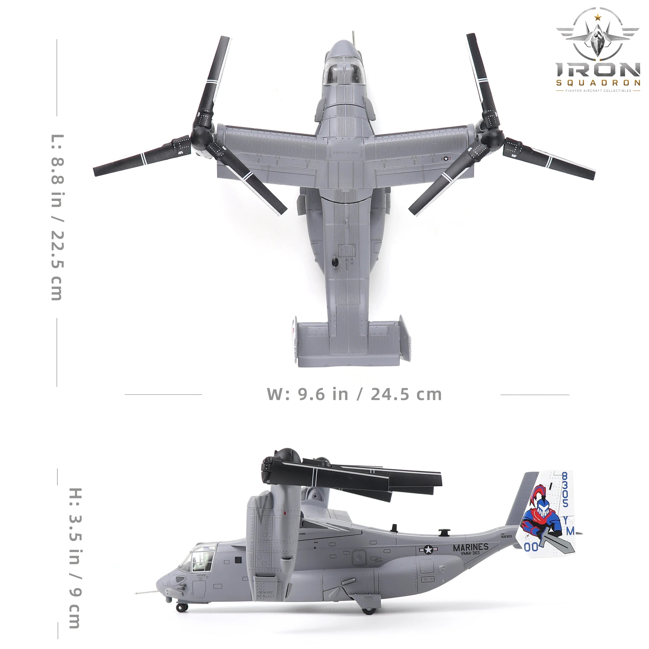 V-22 Osprey — U.S. Navy 1:72 Diecast Model - image 2